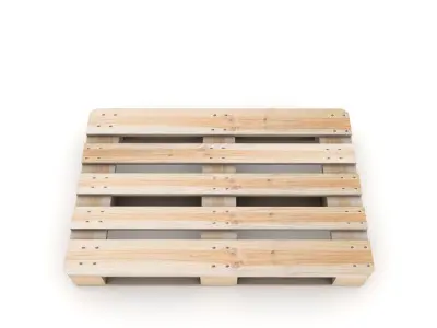 Wooden Pallet Low Poly Low-poly 3D model