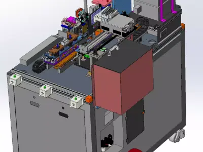 Automatic O-ring seal leakage tester 3D model