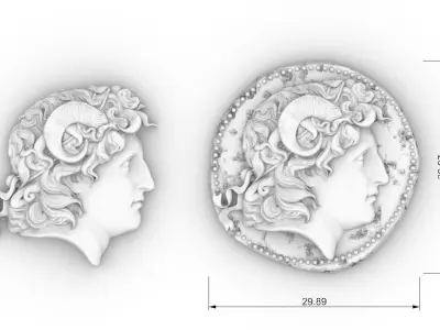 Alexander the Great 3D print model