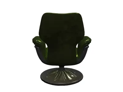 retro scifi chair 3D model