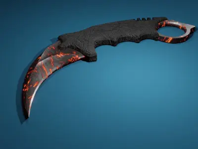Knife Karambit 3D model