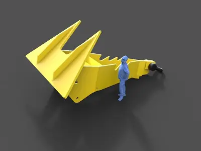 Offshore Anchor Typ G 3D print model