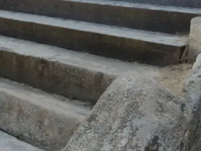 stone steps 3D model