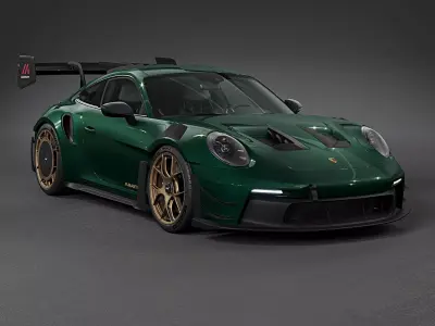2025 Porsche 911 GT3 RS Manthey Kit 3D model