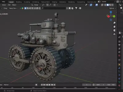 Steam Tank  3D model