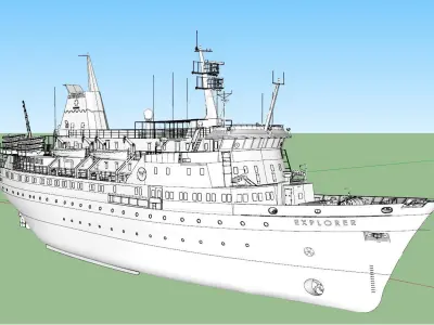 MV Explorer 3D model