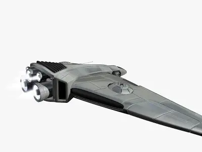 Spaceship Bird Style 3D model