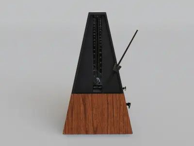 Metronome Low-poly 3D model