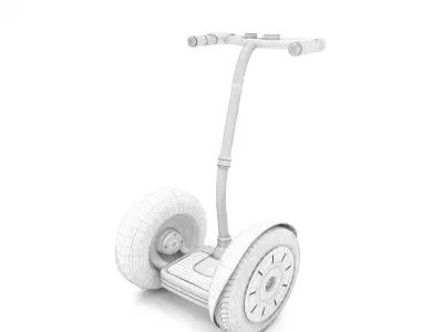 segway electric scooter 3D model
