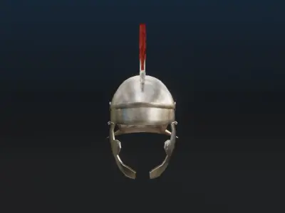 Realistic Roman Helmet Low-poly 3D model