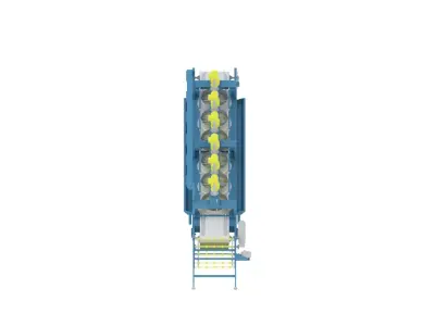 Filling Machine for Travertine and Marble  3D model