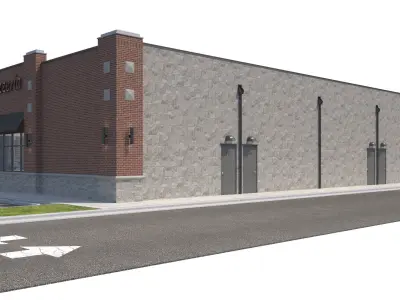 Retail-180 Retail Store 3D model