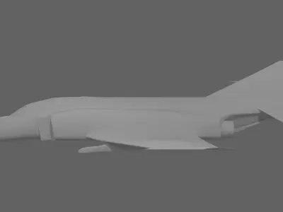 F-4 Phantom II base Free 3D model