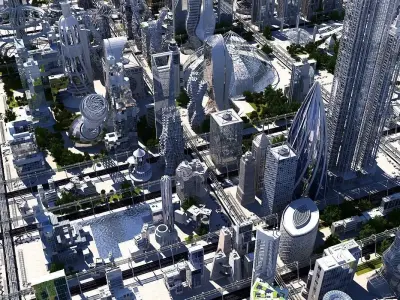 Future City HD 20 V 2 3D model