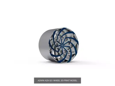 best seller azara wheels 3D Model Pack purchase