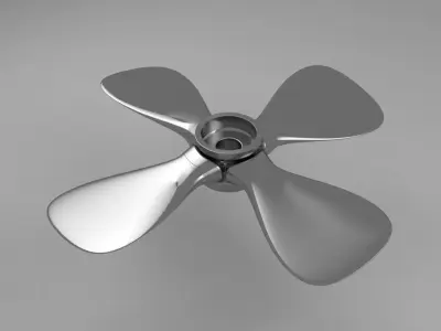 Fan propeller 3D model