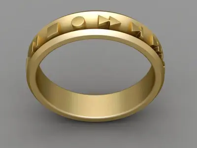 Media Ring  3D print model