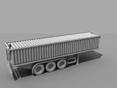 Oxygen Trailer Free 3D model
