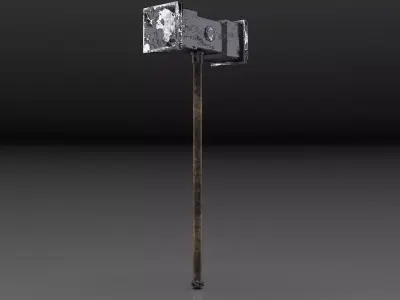 War Hammer Game Ready Low-poly 3D model