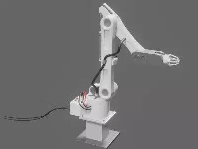 Robotic Arm Rigged 3D Model 3D model