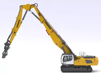 Liebherr Crawler Excavator R 940 Demolition Litronic 3D model