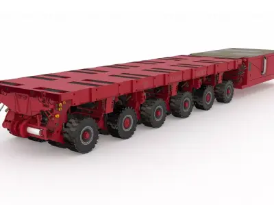 Mammoet Self Propelled Modular Rigging 3D model