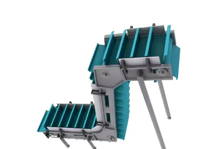 Belt Sanitary Conveyor 3D model