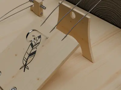 Hurdy Gurdy 3D model