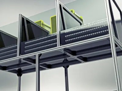 Box for industry 3D model