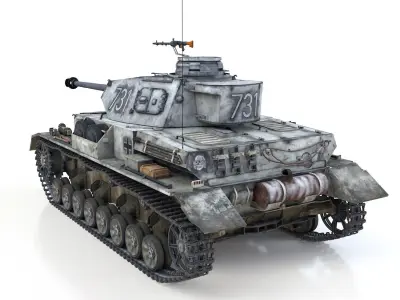PzKpfw IV - Panzer 4 - Ausf G - 731 3D model