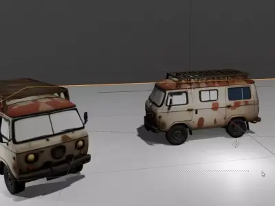 Bukhanka 3D model