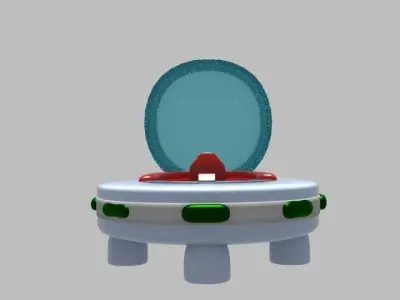 Uflee Ufo Low-poly 3D model