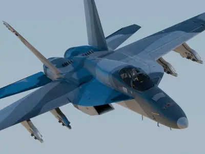 Boeing F A-18E F Super Hornet 3D model