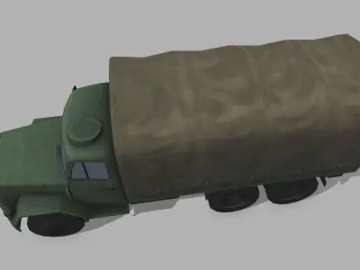 Magirus Mercur Low-poly 3D model