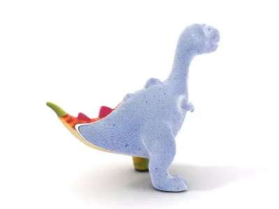 Playful Dinosaur Character model pack Low-poly 3D model buy