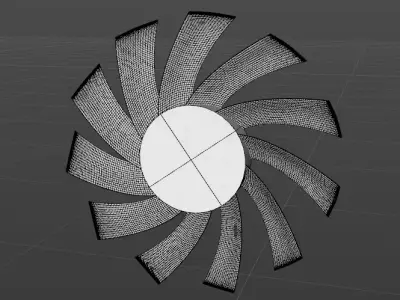 fan blade Free 3D model