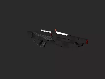 scifi gun 002 Free low-poly 3D model