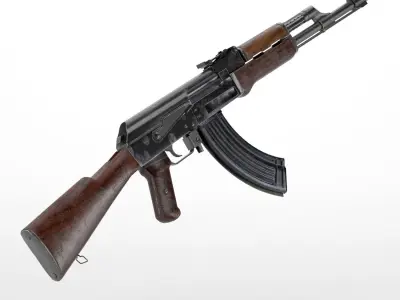 Kalashinkov ak47 Low-poly 3D model