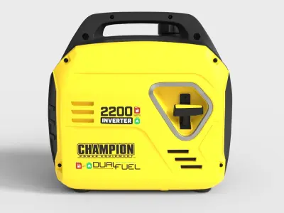 PORTABLE INVERTER GENERATOR  Low-poly 3D model