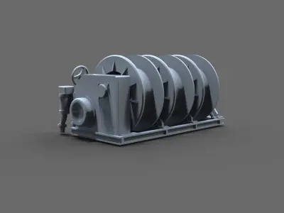 Storage winch for Nordic Vessel 3D print model