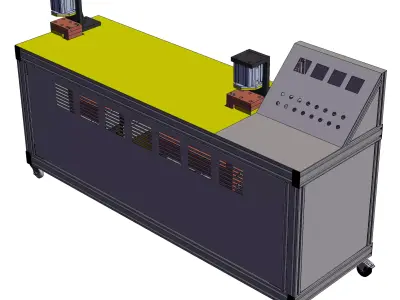 Current transformer test bench 3D model