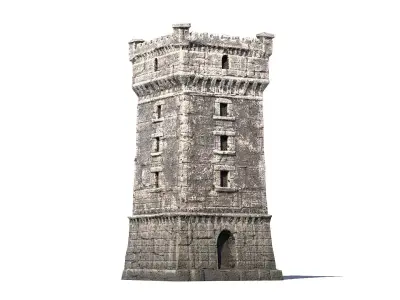 Tower 01 PBR Low-poly 3D model
