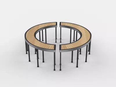 Sidewalk  System 02 3D model