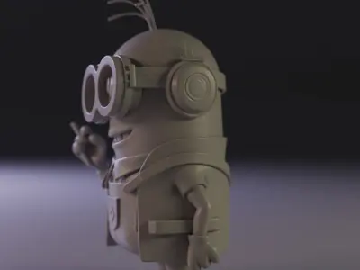 Minions teacher 3D print model