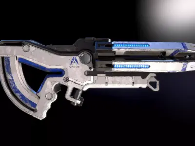 M-560 Hydra Mass Effect 3D model