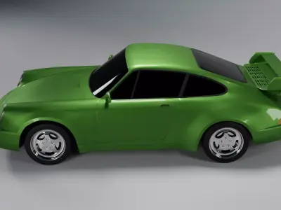 Porsche 911 964 coupe carrera rs 3D model  3D model