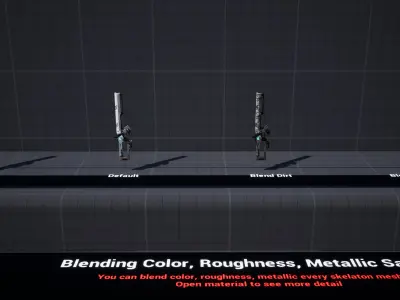 G2 Weapons Low-poly 3D model