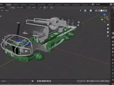 6x6 hummer h2 free Free 3D model