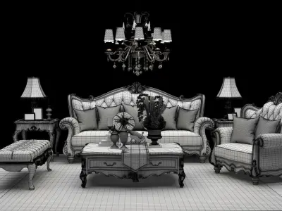 Interior Art - Furniture - Part 1 01 3D model