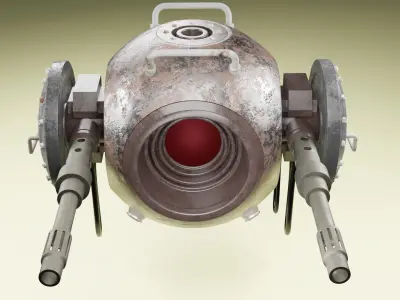 gun armor 3D model